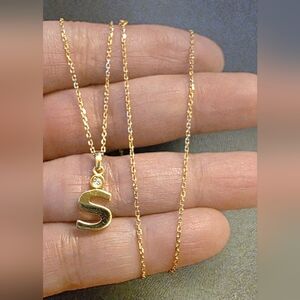 💛18k S necklace